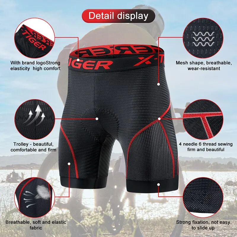 X-TIGER cycling shorts Pockets - Cycling Commuter Pants recension och pris