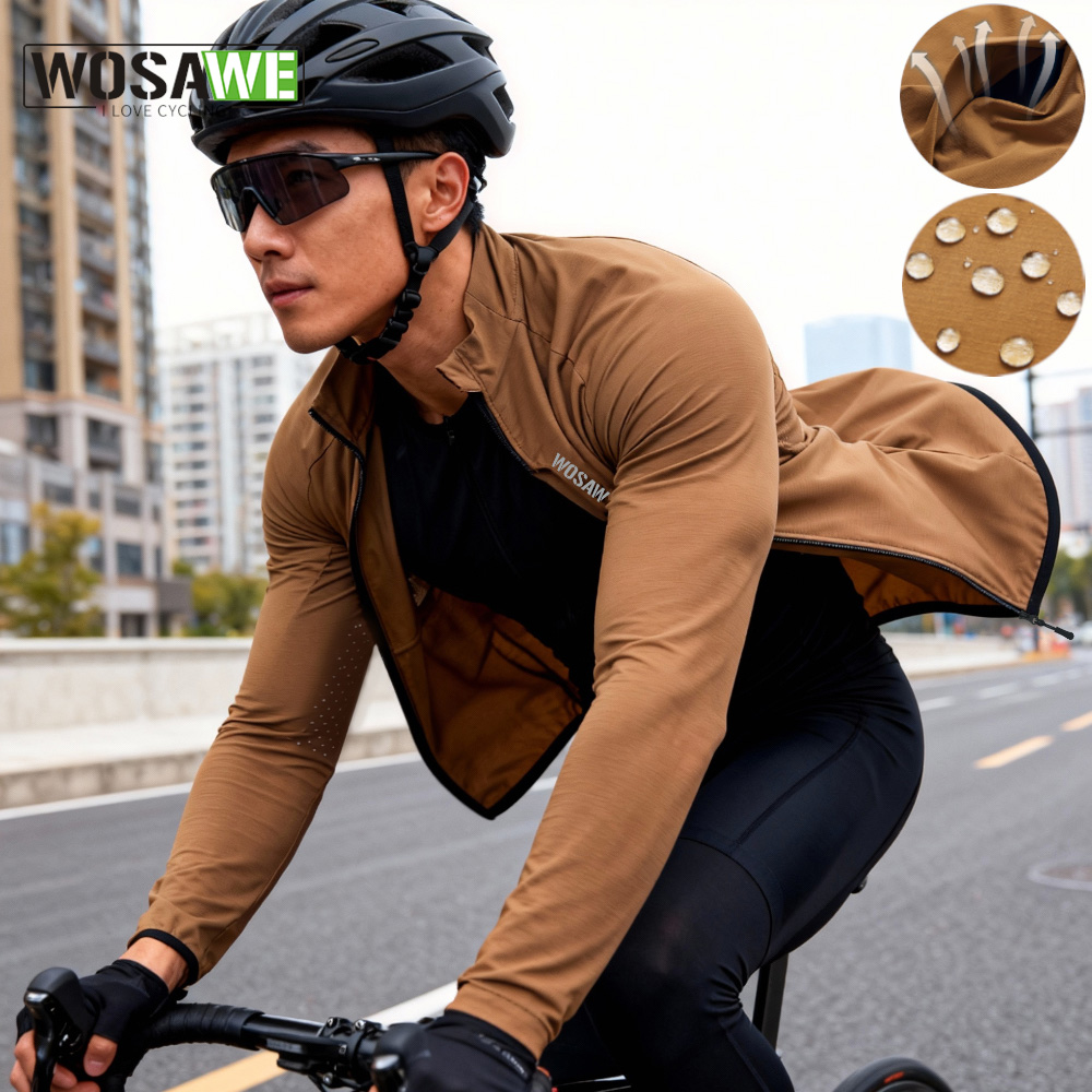 WOSAWE Cycling Windbreaker Uni - Cycling Commuter Jacket recension och pris