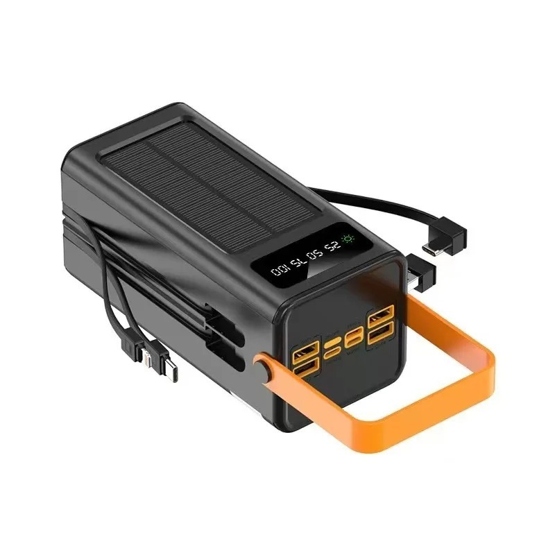 80000mAh Solar Power Bank 120W - Usb Charger Dynamo recension och pris