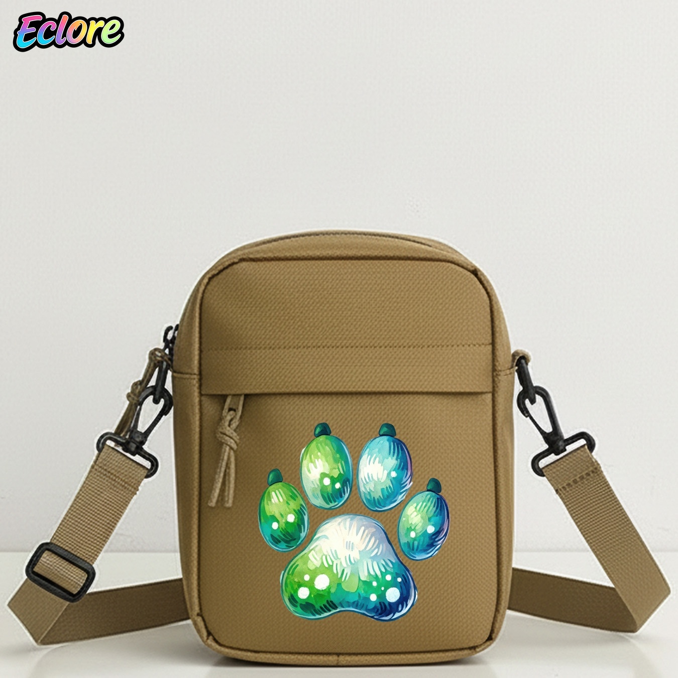Watercolor Animal Paw Print Sh - Commuter Cycling recension och pris