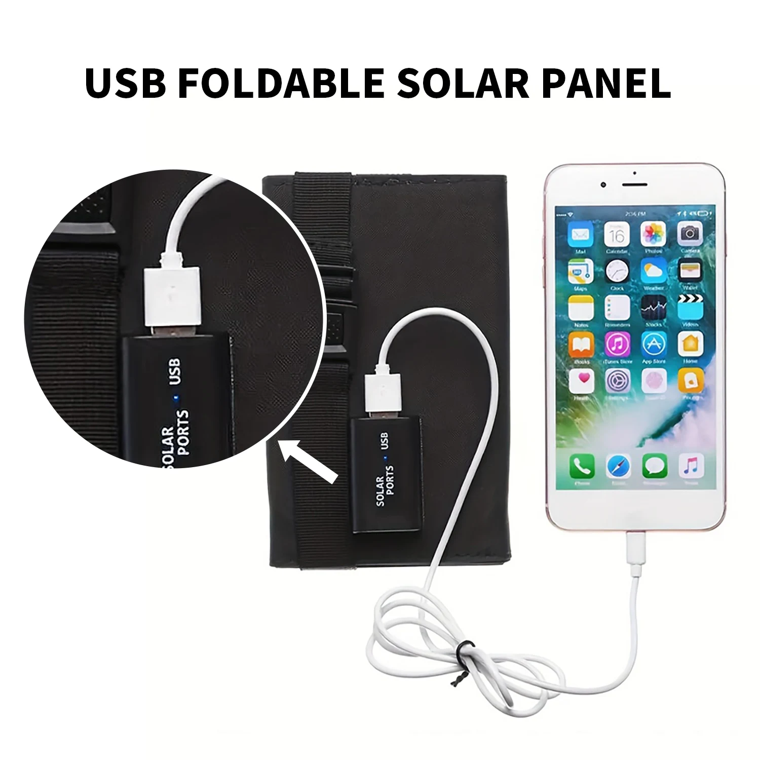Foldable Solar Panel 20W 50W 6 - Usb Charger Dynamo recension och pris