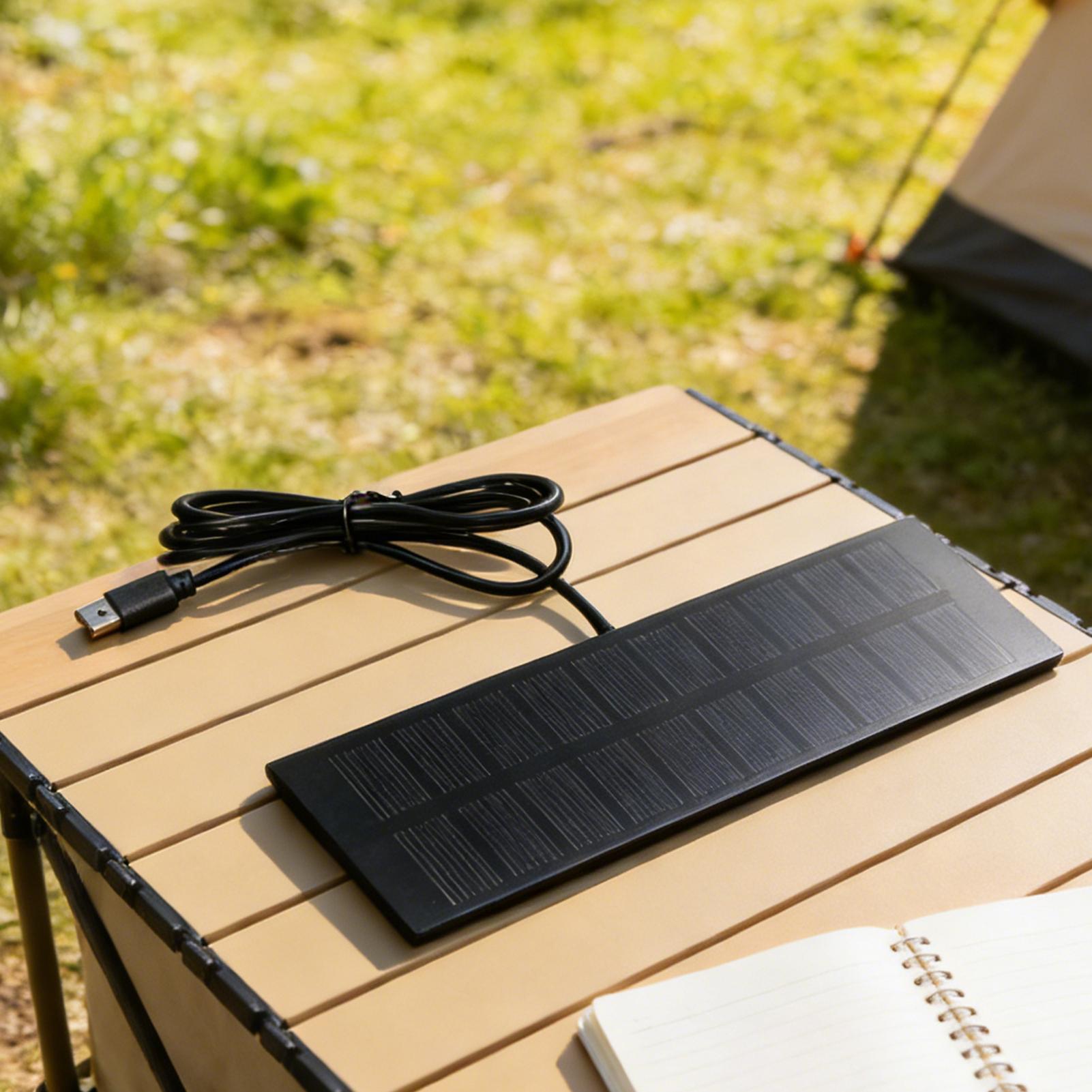5V 3.7-5W Portable Solar Panel - Usb Charger Dynamo recension och pris
