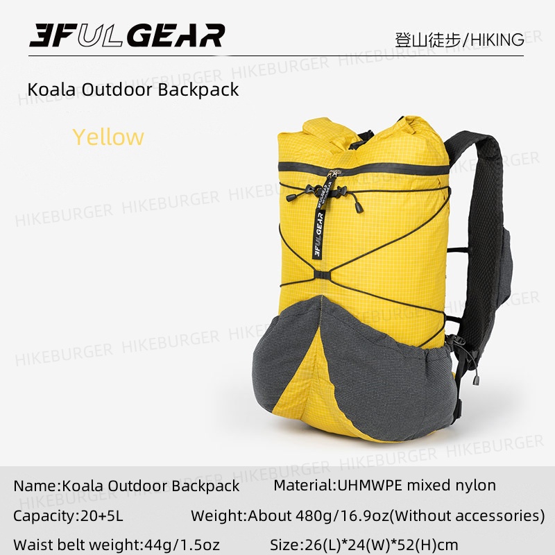 3F UL GEAR Koala Outdoor UHMWP - Cycling Commuter Backpack recension och pris
