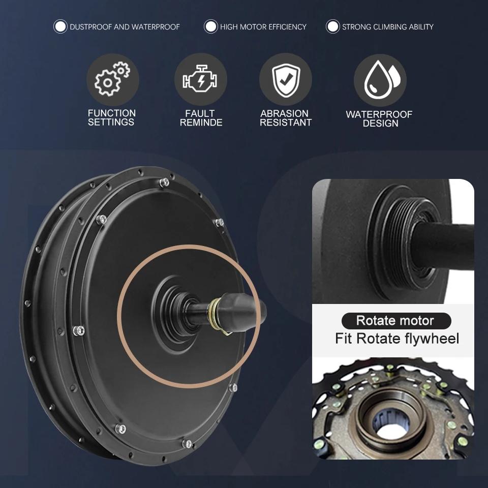 MTX39 48V52V 2000W Electric Bi - Dynamo Hub Front recension och pris