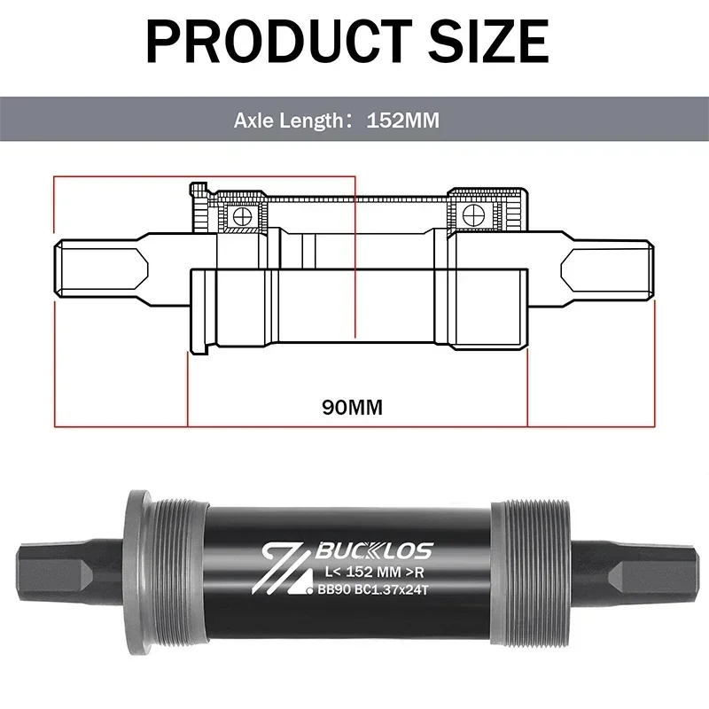 BUCKLOS BB68 Square Hole Botto - Cycling Zones recension och pris