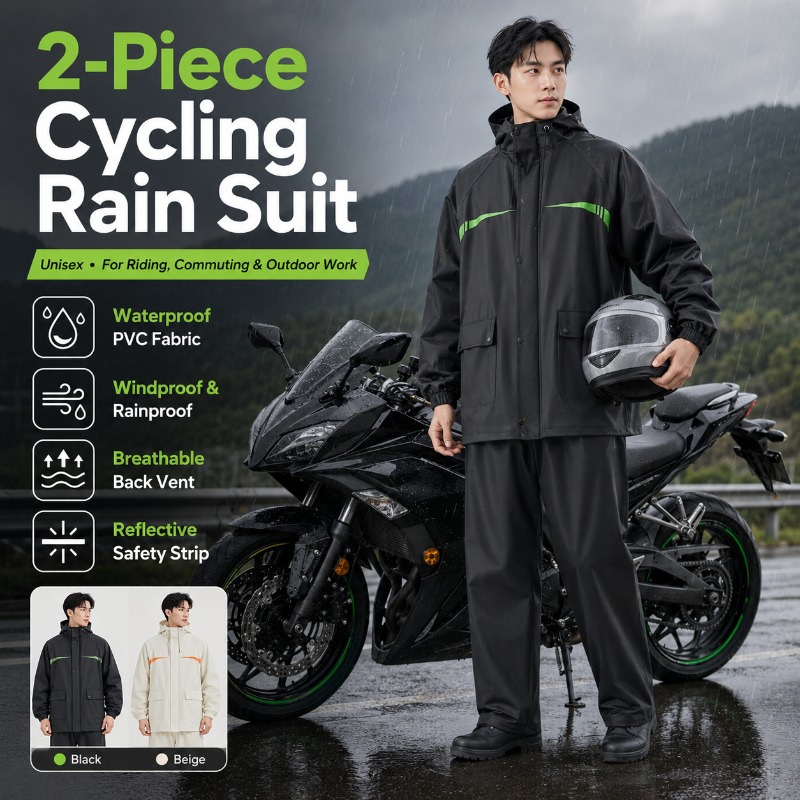 Unisex 2-Piece Waterproof Cycl - Cycling Commute Pants recension och pris
