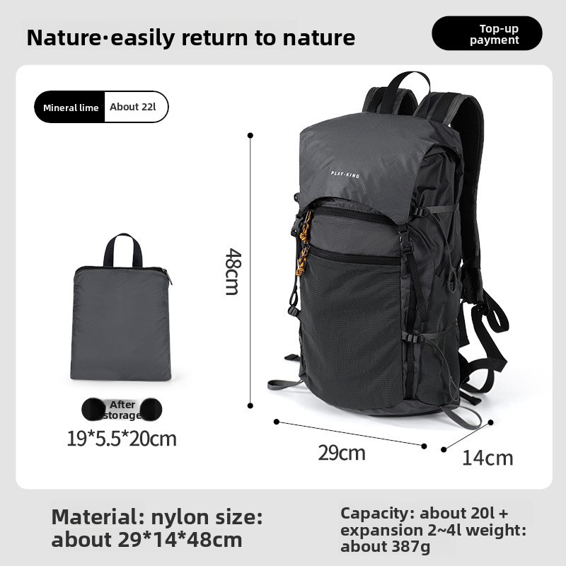 Ultra Lightweight Foldable Bac - Cycling Commuter Backpack recension och pris